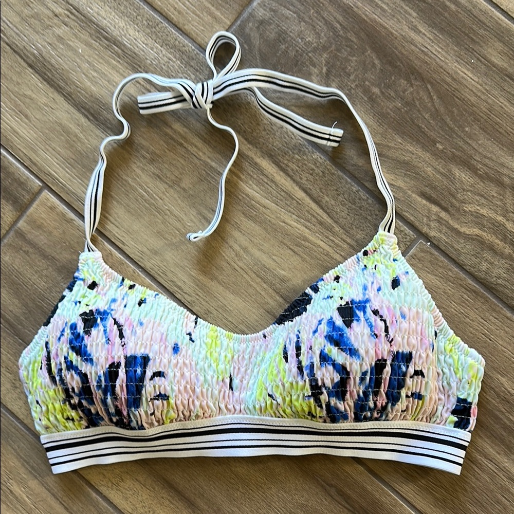 Victoria Secret Floral Multicolor Bikini Top